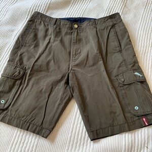 Tommy Bahama Brown Cargo Shorts Relaxed Fit